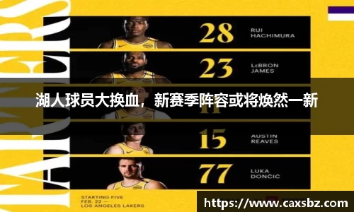 湖人球员大换血，新赛季阵容或将焕然一新